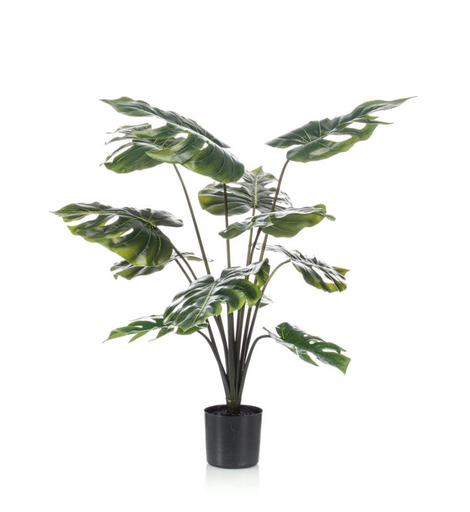 Emerald Plante artificielle Monstera 98 cm en pot