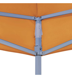 Toit de tente de réception 6x3 m Orange 270 g/m²