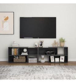 Meuble TV Gris 149x30x52 cm Aggloméré