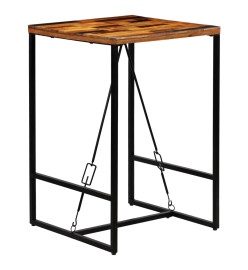 Table de bar Bois recyclé solide 70 x 70 x 106 cm