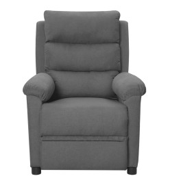 Fauteuil de massage Gris clair Tissu