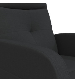 Fauteuil inclinable Noir Tissu