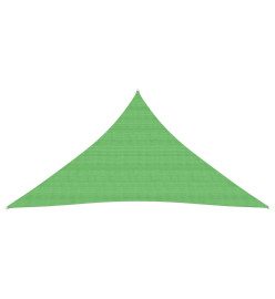 Voile d'ombrage 160 g/m² Vert clair 3x4x4 m PEHD