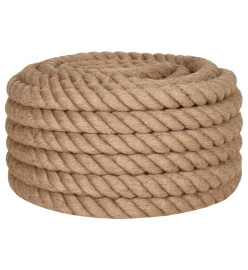 Corde de jute 10 m de long 36 mm d'épaisseur