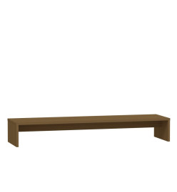 Support de moniteur Marron miel 100x27x15 cm Bois de pin solide