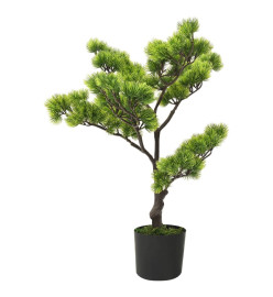 Bonsaï de pin artificiel avec pot 60 cm Vert