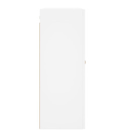 Armoire murale blanc 69,5x34x90 cm