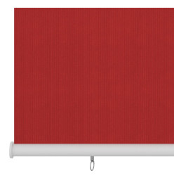 Store roulant d'extérieur 140x230 cm Rouge PEHD