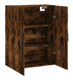 Armoire murale chêne fumé 69,5x34x90 cm