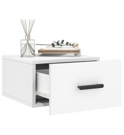 Tables de chevet murales 2 pcs blanc 35x35x20 cm