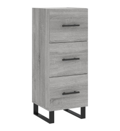 Buffet haut Sonoma gris 34,5x34x180 cm Bois d'ingénierie