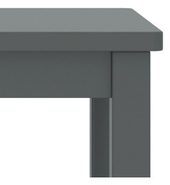 Table de chevet Gris foncé 35x30x47 cm Bois de pin massif