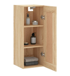 Armoire murale chêne sonoma 34,5x34x90 cm bois d'ingénierie