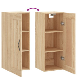 Armoire murale chêne sonoma 34,5x34x90 cm bois d'ingénierie