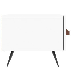 Meuble TV blanc 150x36x30 cm bois d'ingénierie