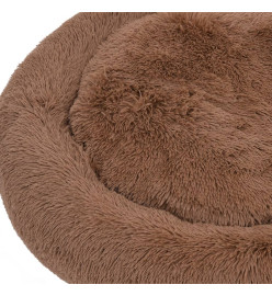 Coussin lavable pour chiens/chats Maron 90x90x16 cm Peluche