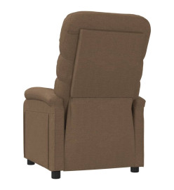 Fauteuil inclinable Marron Tissu