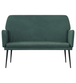 Banc Vert foncé 108x79x79 cm Velours