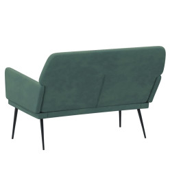 Banc Vert foncé 108x79x79 cm Velours