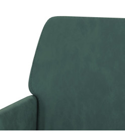 Banc Vert foncé 108x79x79 cm Velours