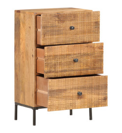 Buffet 45x30x75 cm Bois de manguier massif