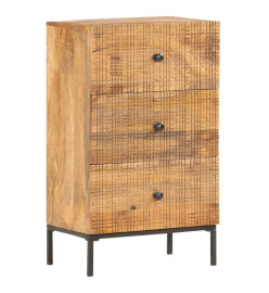 Buffet 45x30x75 cm Bois de manguier massif