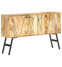 Buffet 118x30x75 cm Bois de manguier massif