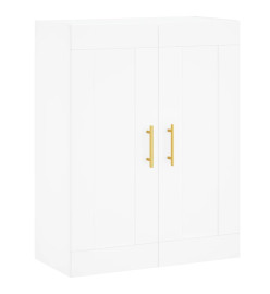 Armoire murale blanc 69,5x34x90 cm bois d'ingénierie