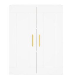 Armoire murale blanc 69,5x34x90 cm bois d'ingénierie