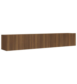 Ensemble de meubles TV 2 pcs Chêne marron Bois d'ingénierie