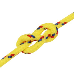 Corde de bateau Jaune 2 mm 50 m Polypropylène