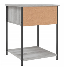 Table de chevet sonoma gris 44x45x58 cm bois d'ingénierie