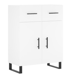 Buffet blanc 69,5x34x90 cm bois d'ingénierie