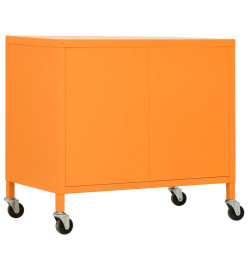 Armoire de rangement Orange 60x35x56 cm Acier