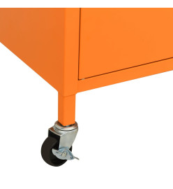 Armoire de rangement Orange 60x35x56 cm Acier