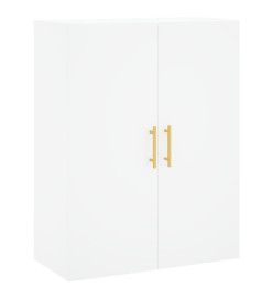 Armoire murale blanc 69,5x34x90 cm