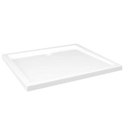 Receveur de douche rectangulaire ABS Blanc 80x90 cm