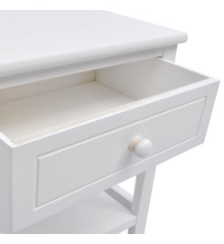 Table de chevet Bois Blanc