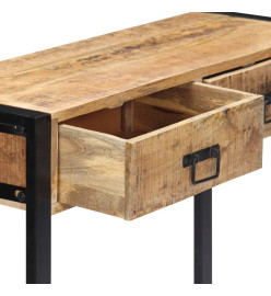 Table console 90 x 30 x 75 cm Bois de manguier massif