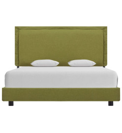 Cadre de lit Vert Tissu 120 x 200 cm