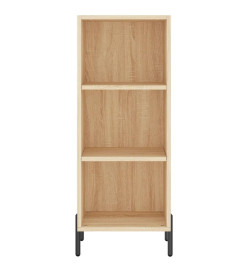 Buffet haut Chêne sonoma 34,5x34x180 cm Bois d'ingénierie