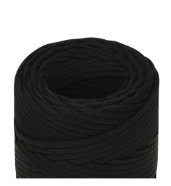 Corde de travail Noir 2 mm 100 m Polyester