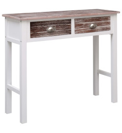 Table console Marron 90 x 30 x 77 cm Bois