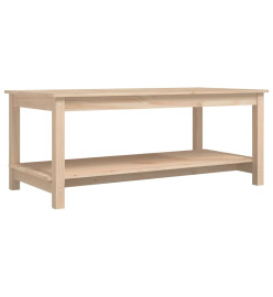 Table basse 110x55x45 cm Bois massif de pin