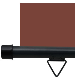 Auvent latéral de balcon 60x250 cm Marron