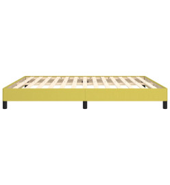 Cadre de lit Vert 160x200 cm Tissu