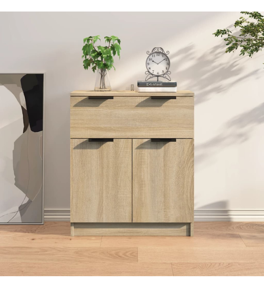 Buffet Chêne sonoma 60x30x70 cm Bois d'ingénierie