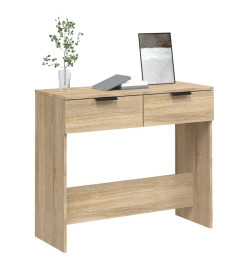 Table console Chêne sonoma 90x36x75 cm Bois d'ingénierie