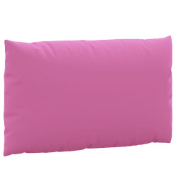 Coussins de palette 2 pcs rose tissu Oxford