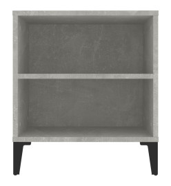 Meuble TV Gris béton 102x44,5x50 cm Bois d'ingénierie